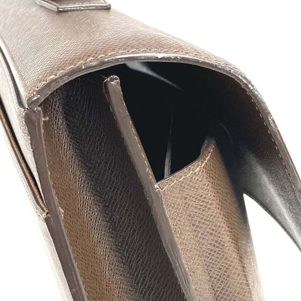 LOUIS VUITTON Brown Leather Tote Bag - Picture 11 of 16
